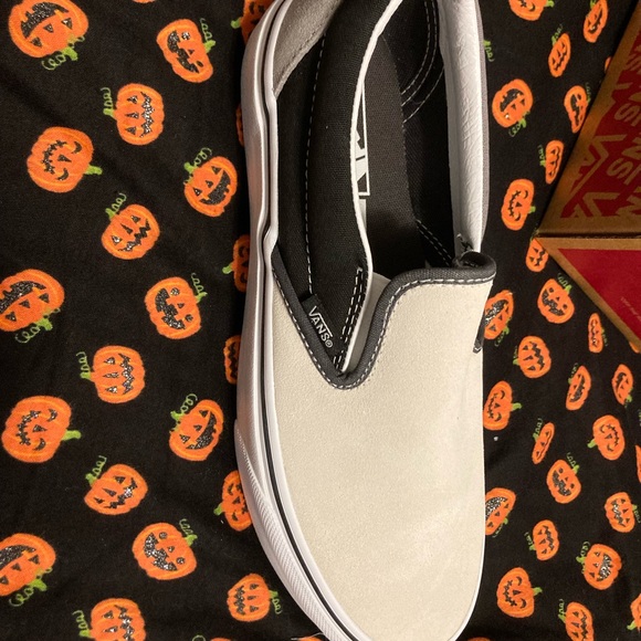 Tri Colored Suede Slip On Vans - Picture 5 of 5